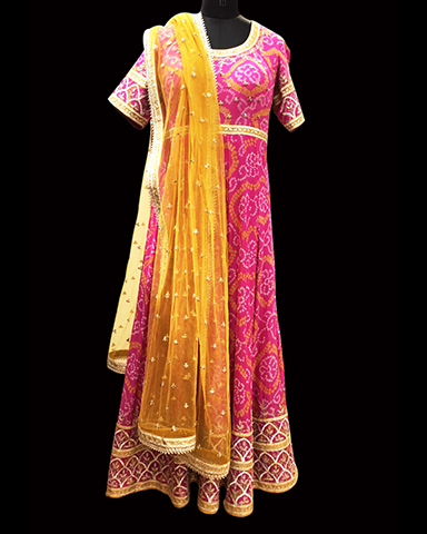 Anarkali Fuchsia 