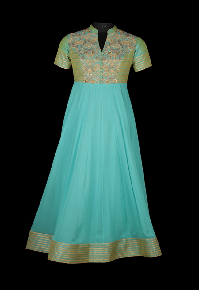 Gowns Blue/Golden 